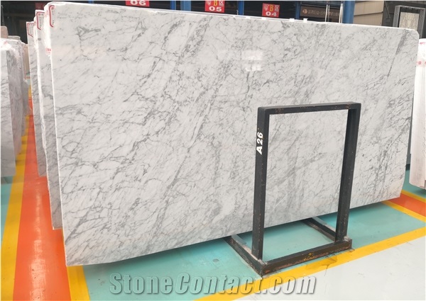 New Slabs White Marble Carrara White Marble