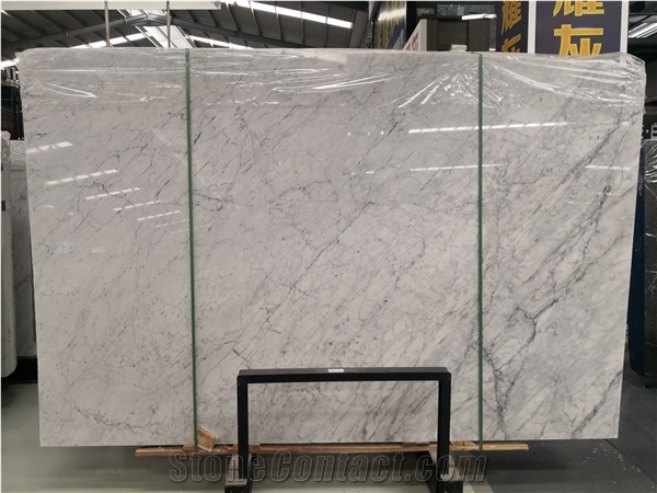 New Slabs White Marble Carrara White Marble