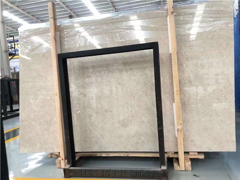 Ottoman Beige Marble Crema Barla Polished Slabs & Tiles