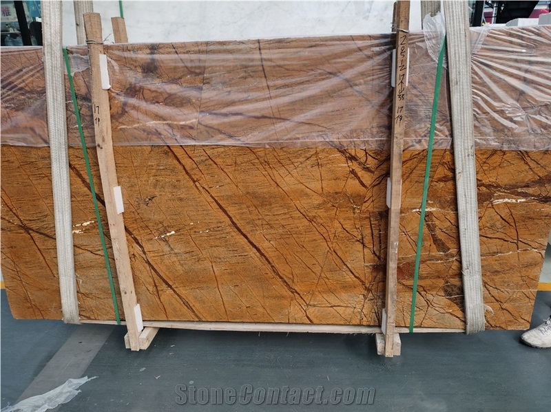 Tropical Rainforest Marble Bidasar Brown Marble Slab & Tile