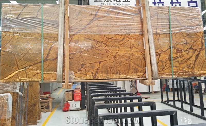 Tropical Rainforest Marble Bidasar Brown Marble Slab & Tile