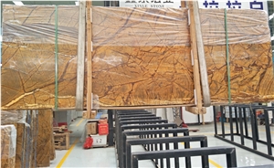 Tropical Rainforest Marble Bidasar Brown Marble Slab & Tile
