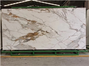 Calacatta Gold Nano Glass Artificial Stone