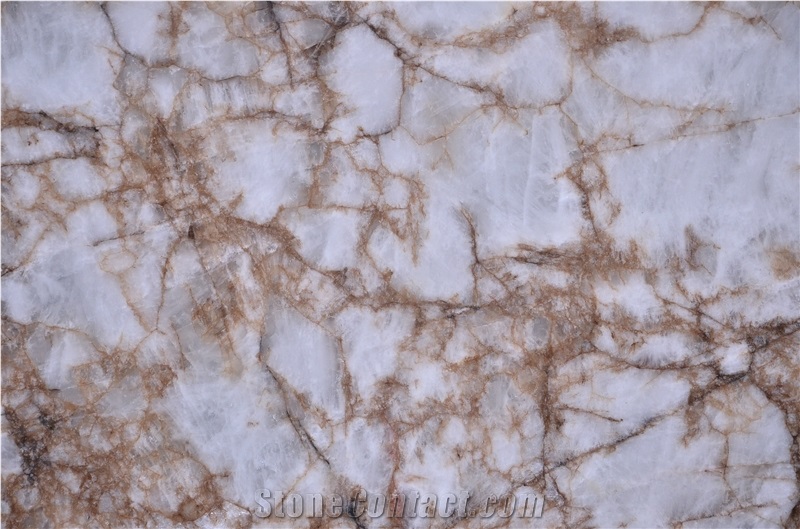 Citrino Crystal Quartzite Slabs