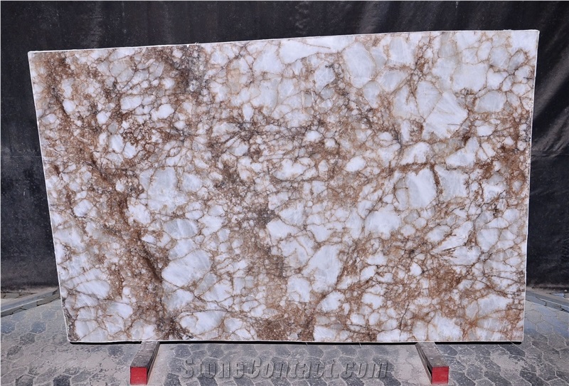 Citrino Crystal Quartzite Slabs
