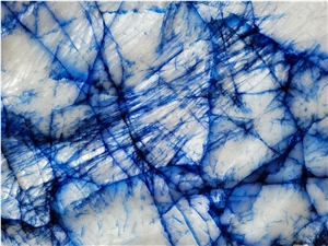 Sapphire Blue Crystal Quartzite Slabs Sapphire Blue Crystal Quartzite Slabs