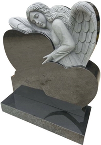 Angel Monument, Heart Tombstone,Single Monument