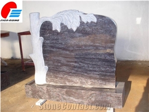 Bahamas Blue Granite Tree Styles Headstone Bahamas Blue Granite Tree Styles Headstone