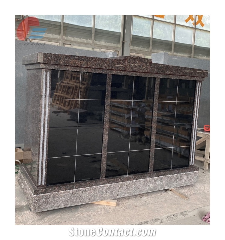 Custom Design Niche Granite Columbarium For Cemetery