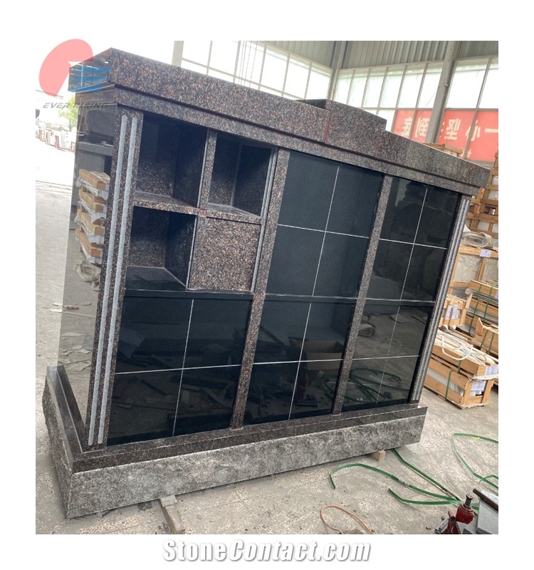 Custom Design Niche Granite Columbarium For Cemetery
