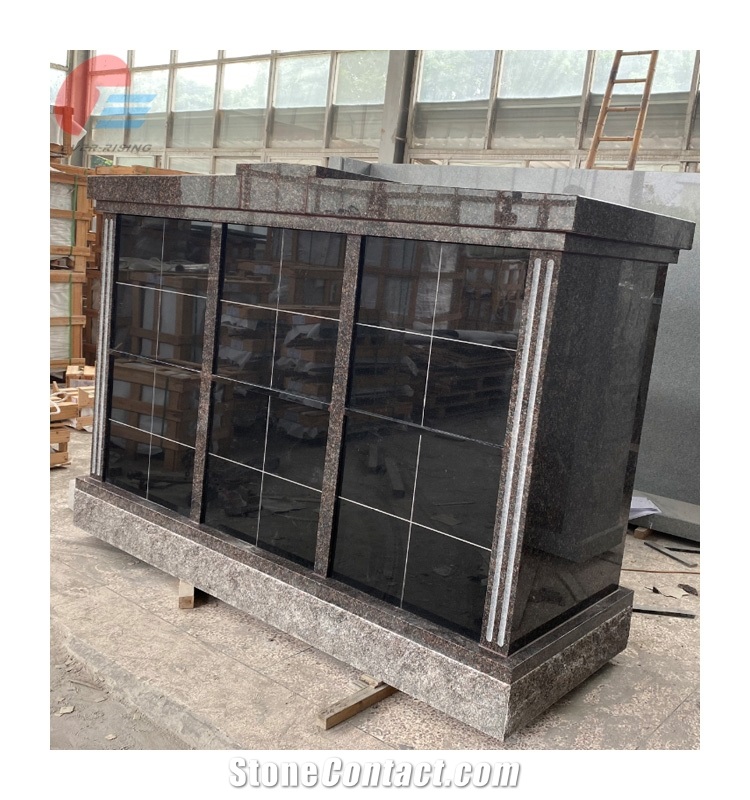 Custom Design Niche Granite Columbarium For Cemetery