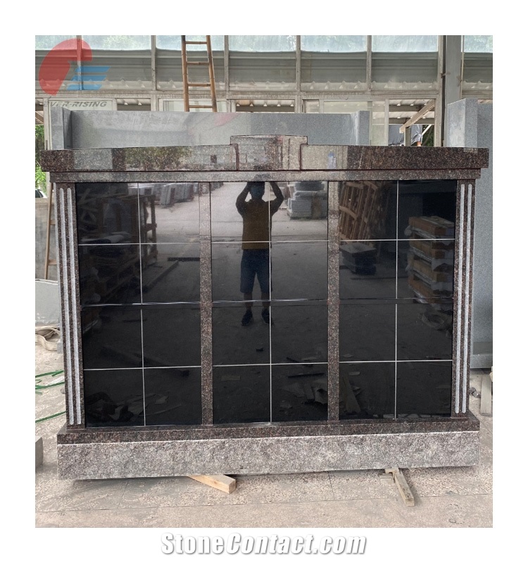 Custom Design Niche Granite Columbarium For Cemetery