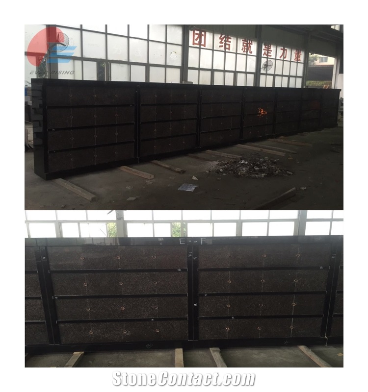 High Quality Polished Black Columbarium For Cemetery
