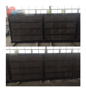 High Quality Polished Black Columbarium For Cemetery