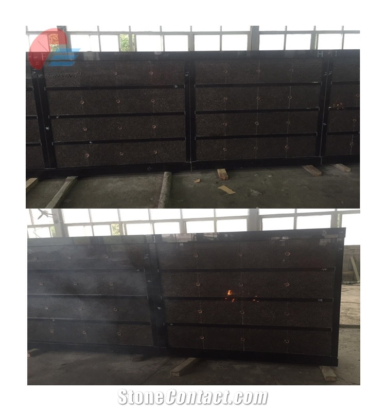 High Quality Polished Black Columbarium For Cemetery
