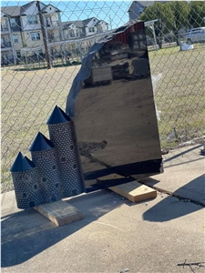 Jewish Tombstone With Shangxi Black Granite