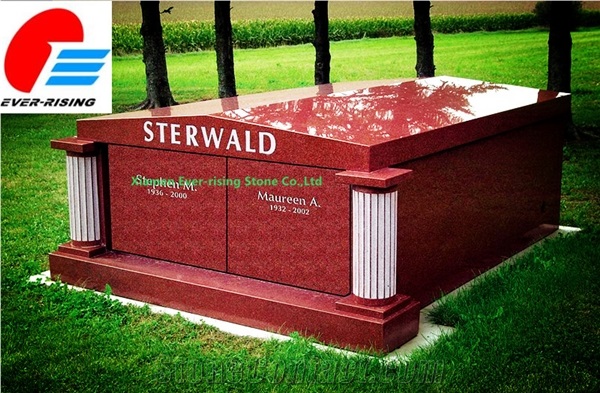 Pillar Designed Double Mausoleum Crypt
