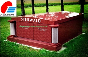 Pillar Designed Double Mausoleum Crypt