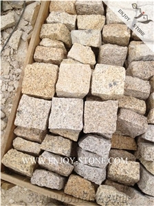 Cobble G682 Golden Yellow/ Rustic Yellow/ Natural Split Cube