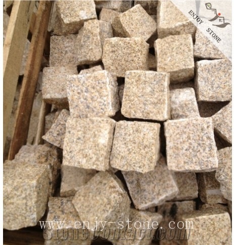 Cobble G682 Golden Yellow/ Rustic Yellow/ Natural Split Cube