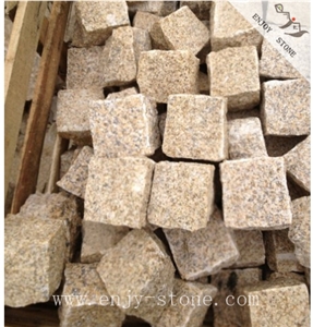 Cobble G682 Golden Yellow/ Rustic Yellow/ Natural Split Cube