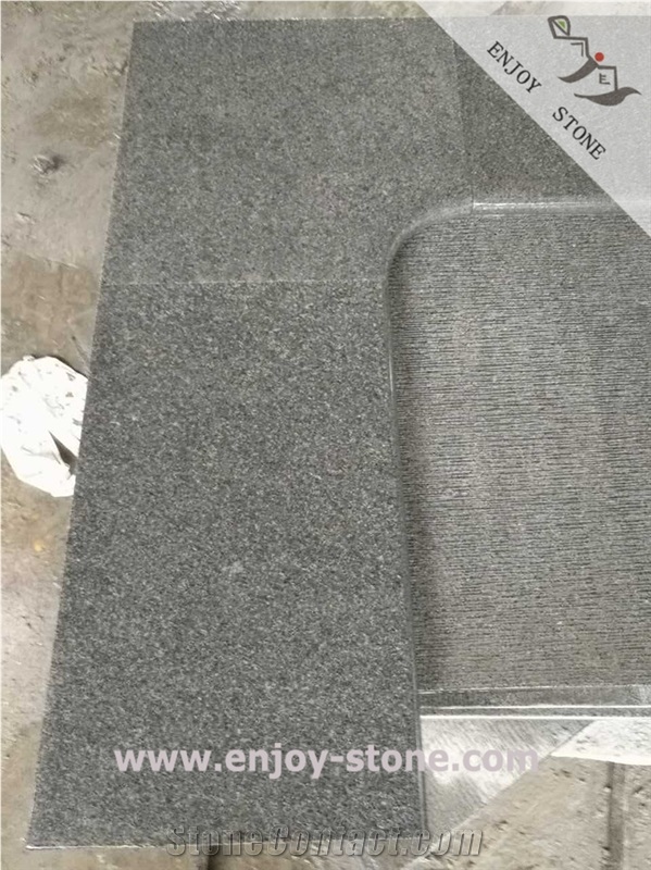 Flamed Bullnose Look/Sesame Grey /G654 Granite /Padang Dark Grey