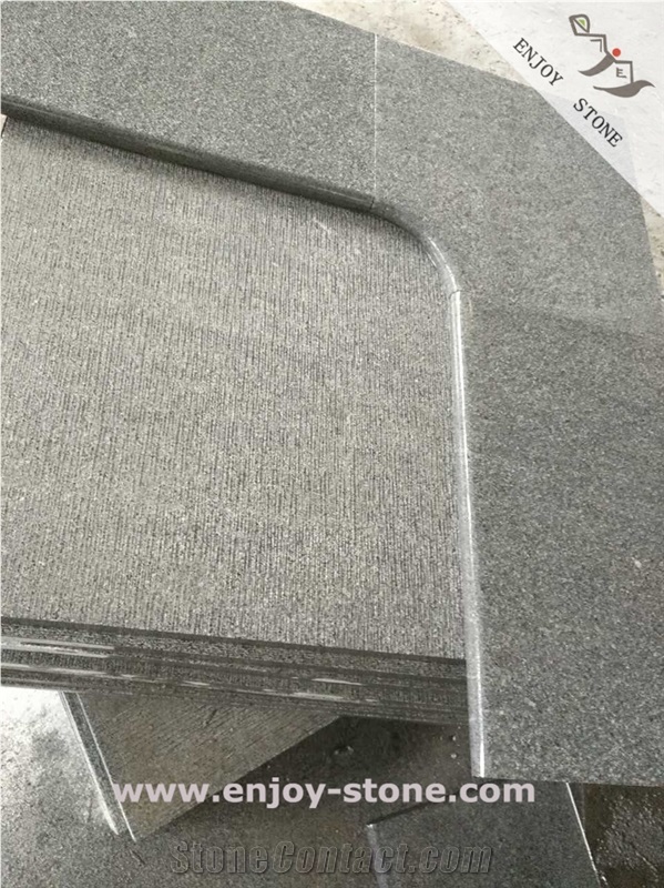 Flamed Bullnose Look/Sesame Grey /G654 Granite /Padang Dark Grey