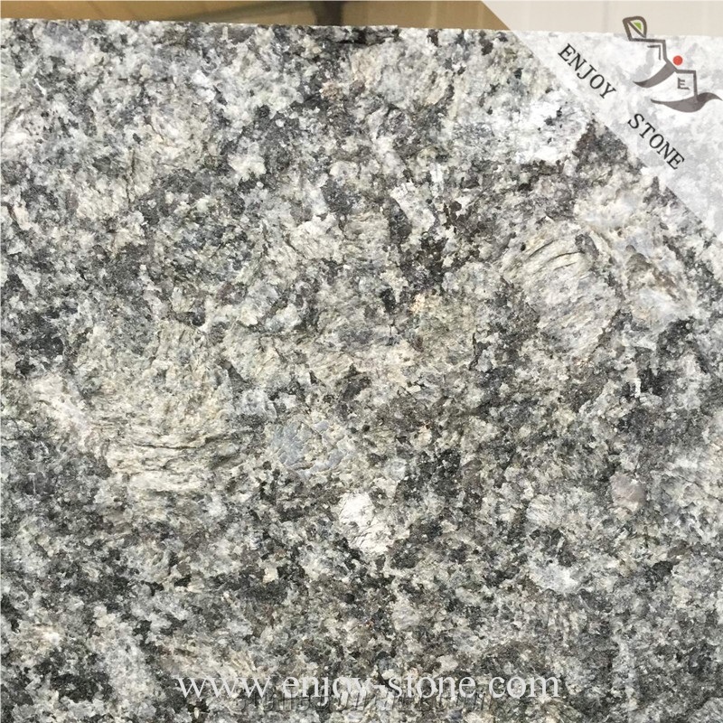 Flamed Butterfly Green Granite Tiles / Slabs