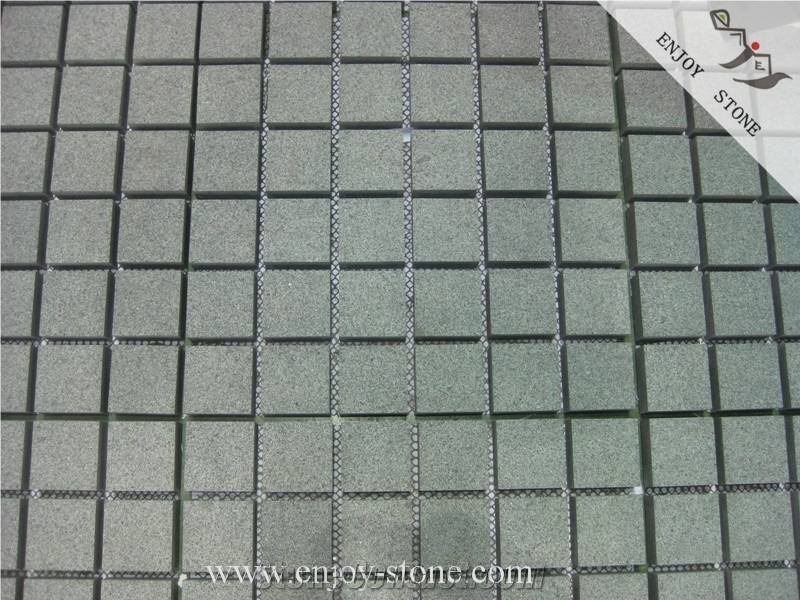 Flamed Sesame Grey /G654 Granite /Cobble Stone With Mesh
