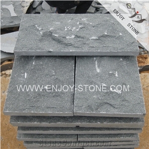 G612 Dark Green Granite, Mushroom Tiles/Slabs