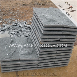 G612 Dark Green Granite, Mushroom Tiles/Slabs