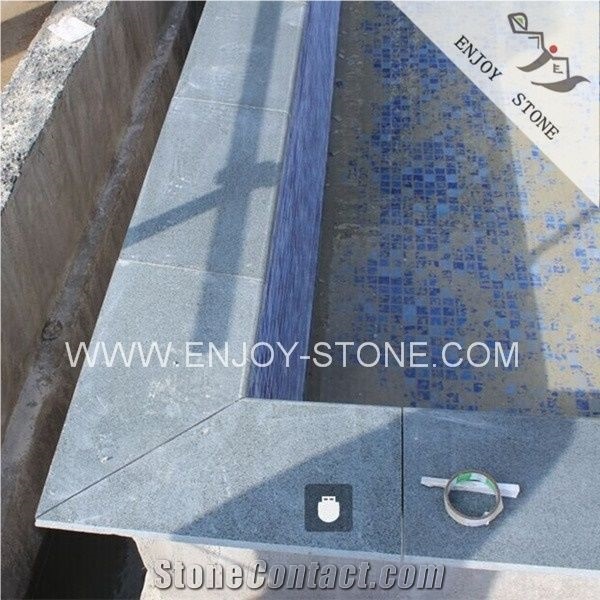 G612 Zhangpu Olive Green Swimming Pool Granite Paving Tile