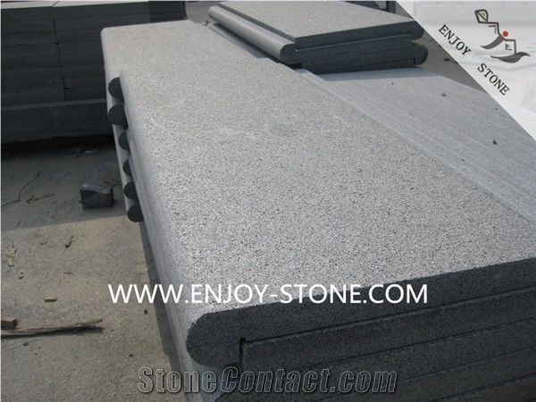 G654 Sesame Grey Swimming Pool Bullnose Coping