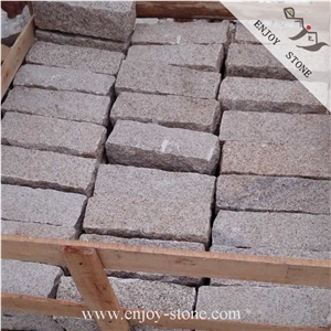 G682 Rustic Yellow Granite / All Sides Natural Split  Paver
