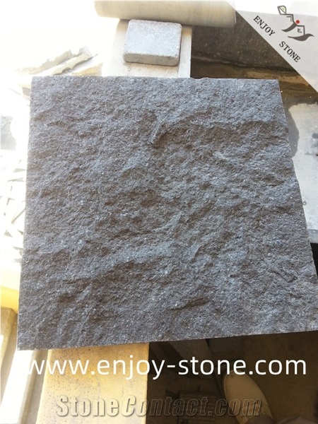 Natural Split Fuding Black Basalt/ Black Pearl
