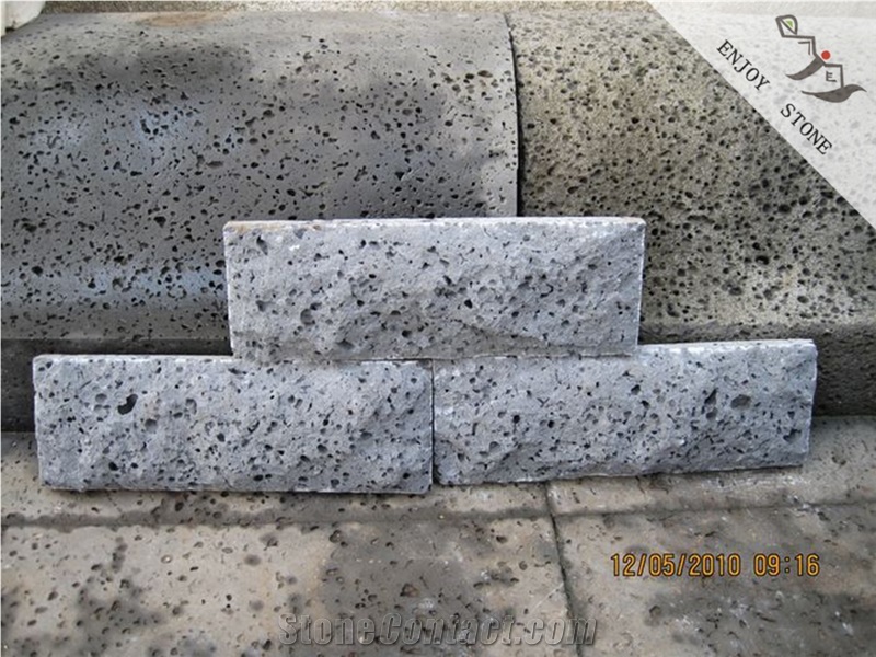 Natural Split Mushroom Lava Stone Wall Cladding Tiles