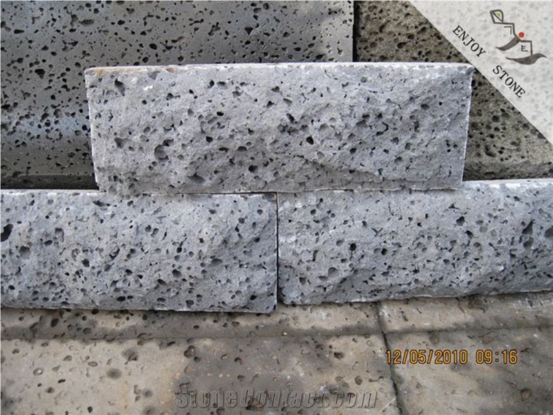 Natural Split Mushroom Lava Stone Wall Cladding Tiles