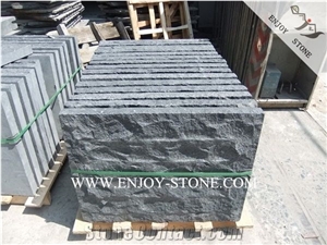 Natural Split Surface G684 Black Pearl Basalt,Fuding Black