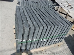 Natural Split Surface G684 Black Pearl Basalt,Fuding Black