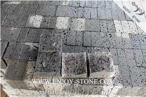 Natural Split Surface Lava Stone/Cobblestone