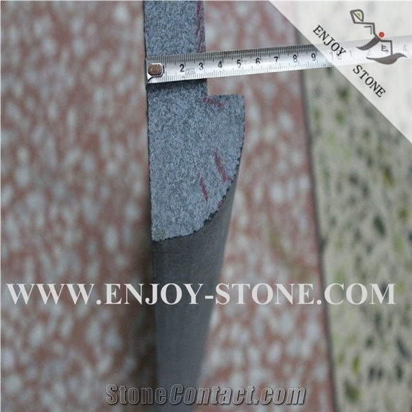 Polished G612 Olive Green Bullnose Swimming Pool Coping