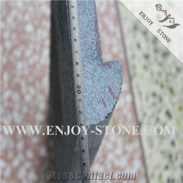 Polished G612 Olive Green Bullnose Swimming Pool Coping