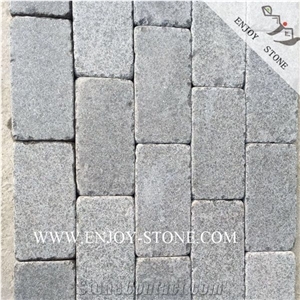 Tumbled With Flamed G684 Black Pearl Basalt Garden Pavers