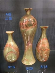 GREEN ONYX VASE