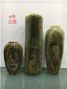 GREEN ONYX VASE