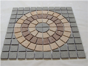 Flamed Granite Mesh Backed Paver Set