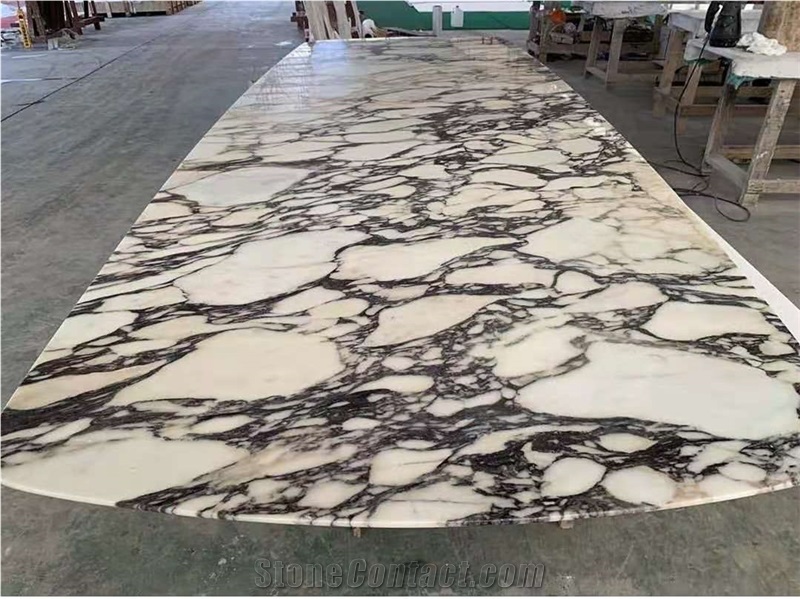 Calacatta Viola Marble Slab Floor Wall Tiles Open Book