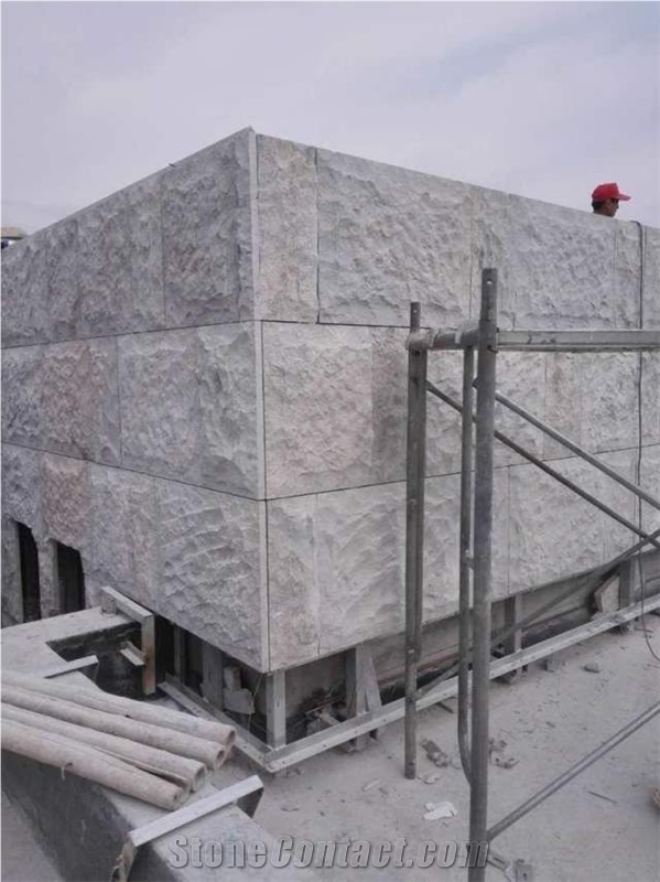 China Multi Grey Granite Mushroom Natural Split Wall Facade