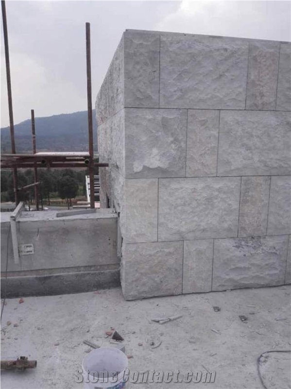 China Multi Grey Granite Mushroom Natural Split Wall Facade