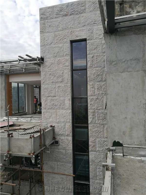 China Multi Grey Granite Mushroom Natural Split Wall Facade